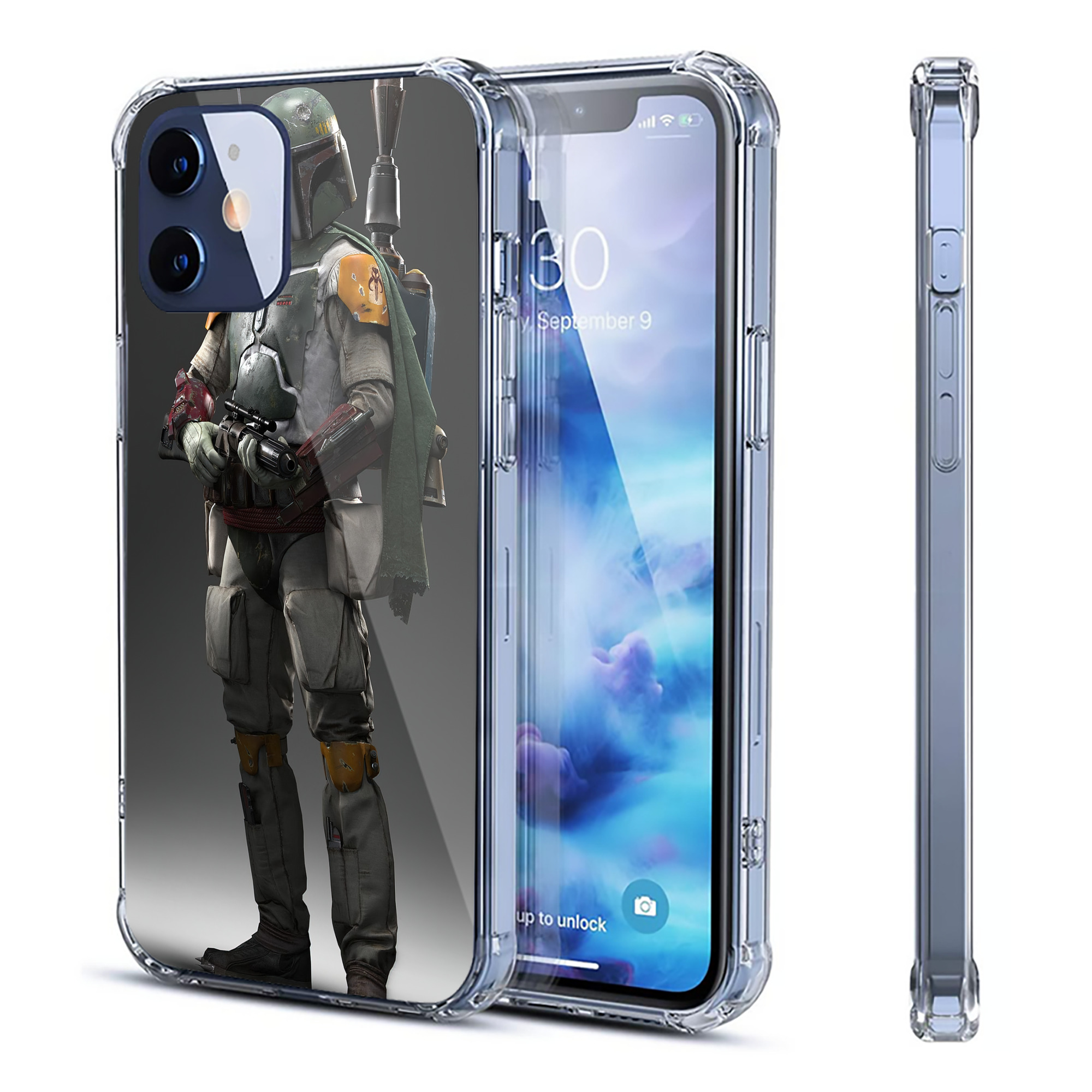 （画像用） スター・ウォーズ Star Wars 【iPhone 12シリーズ対応】透明スマホケース（クリアソフトケース）